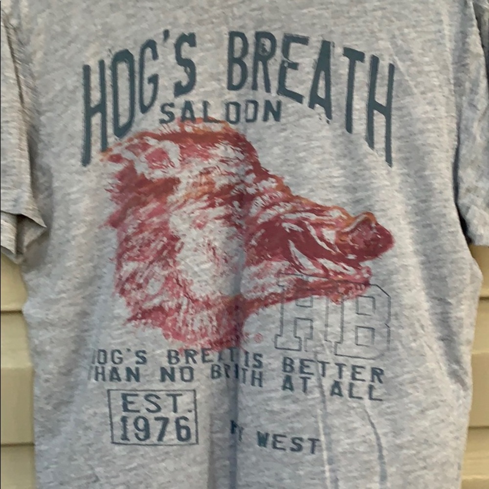 Hogs Breath Key West Gray T-Shirt for Men